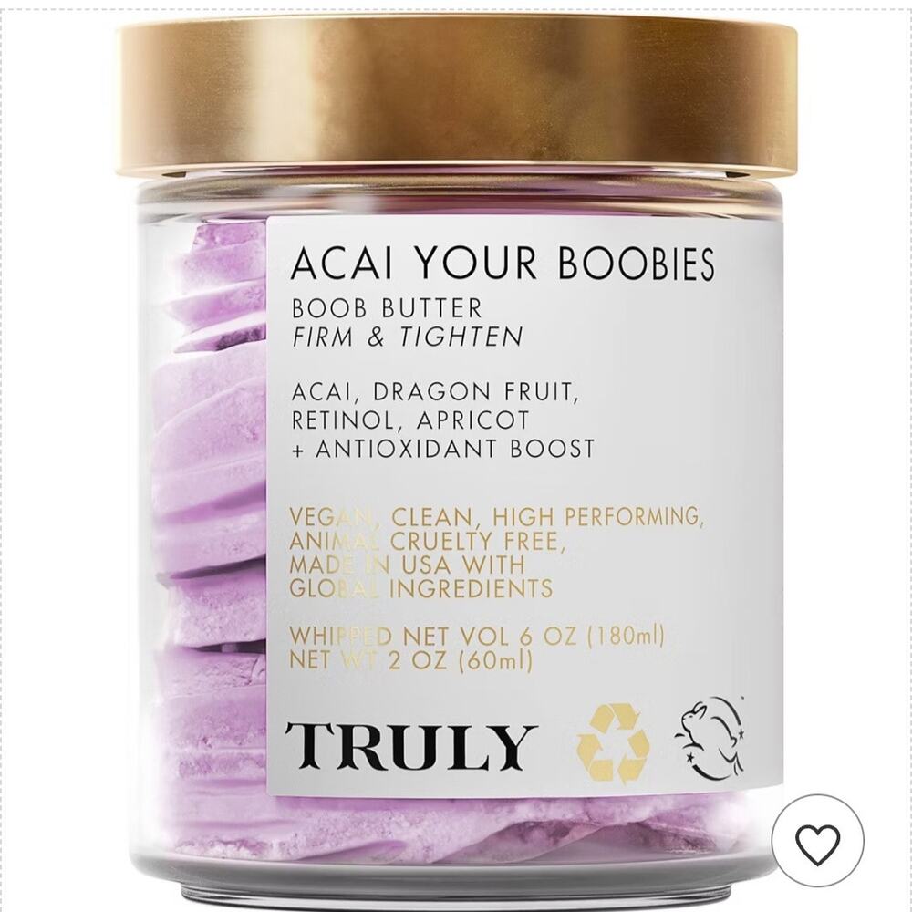 Truly Beauty Acai Your Boobies Boob Polish Tightening Butter